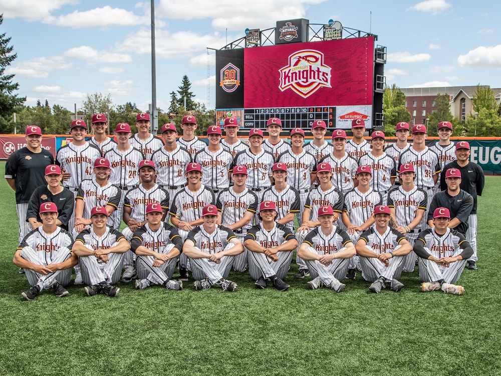 Corvallis Captures WCL South First Half Title Corvallis Knights Baseball