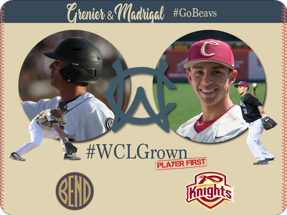 Great Teammates Make Great Champions; Cadyn Grenier & Nick Madrigal Make  Dreams Come True in Beaver State - Corvallis Knights Baseball