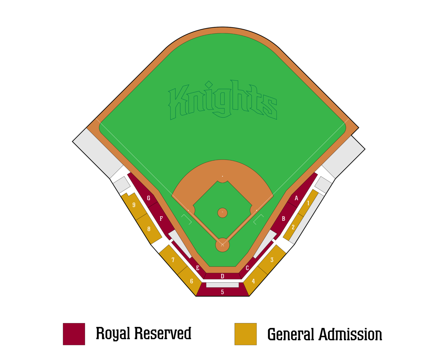 Wilson Motors Seating Options - Corvallis Knights Baseball